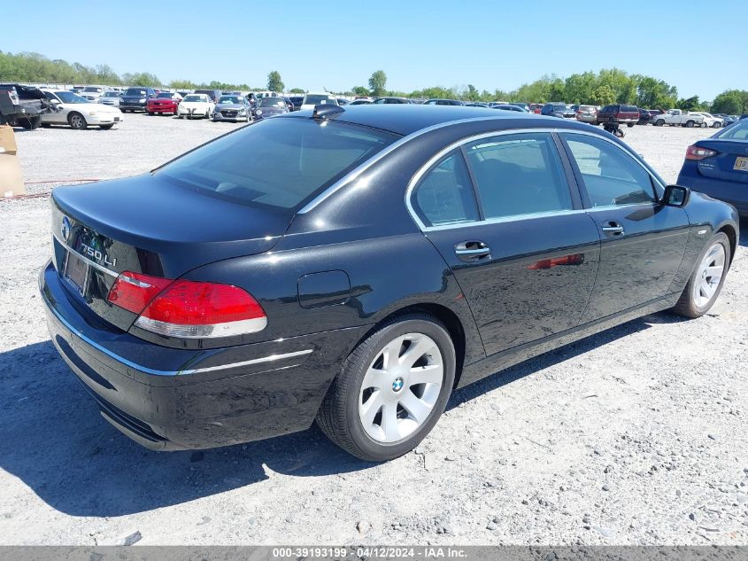 WBAHN83567DT67124 | 2007 BMW 750LI