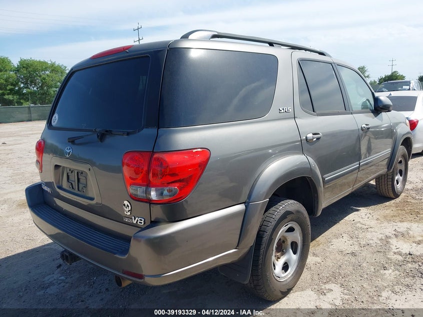 2007 Toyota Sequoia Sr5 V8 VIN: 5TDZT34A67S288777 Lot: 39193329