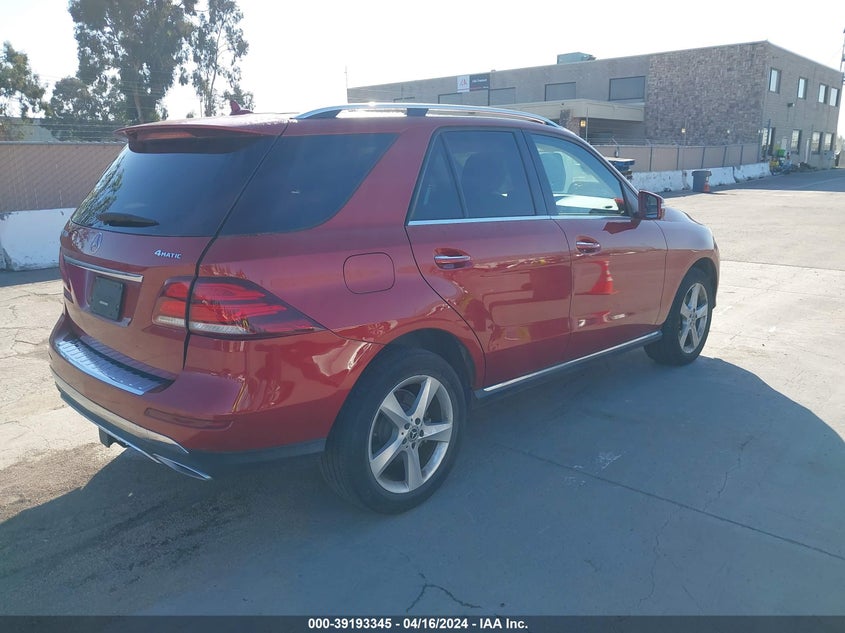 VIN 4JGDA5HB9JB139210 2018 MERCEDES-BENZ GLE 350 350 4MATIC