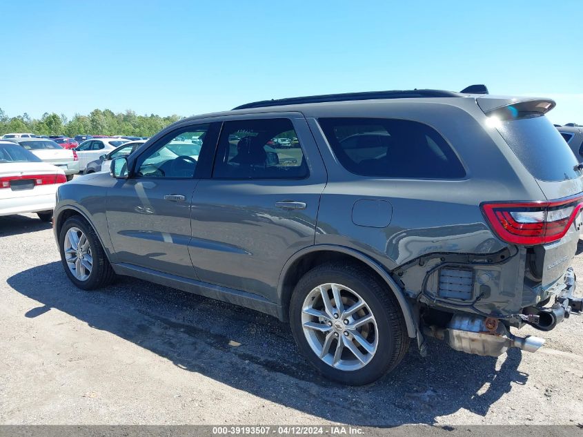 2024 Dodge Durango Gt Plus Rwd VIN: 1C4RDHDG3RC118718 Lot: 39193507