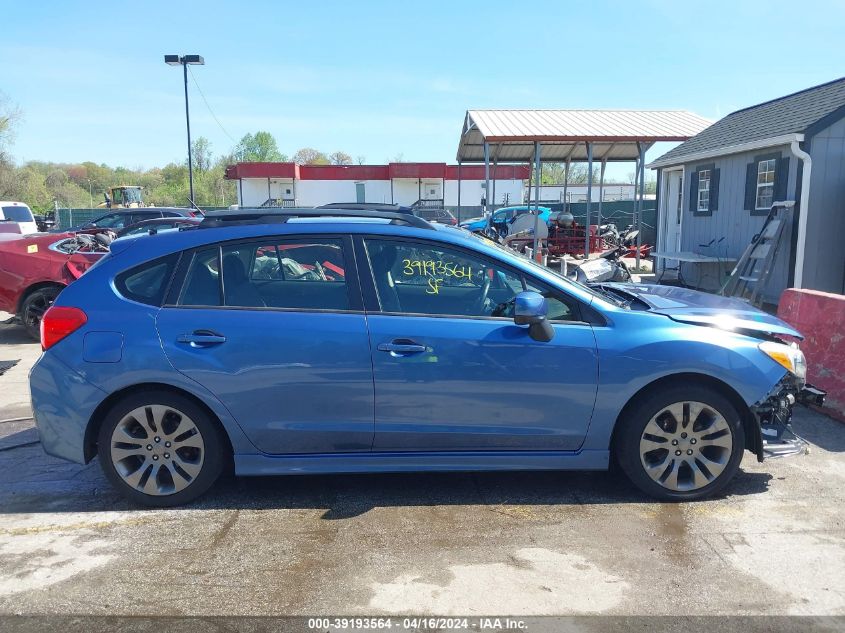 2014 SUBARU IMPREZA 2.0I SPORT PREMIUM - JF1GPAL67E8320379