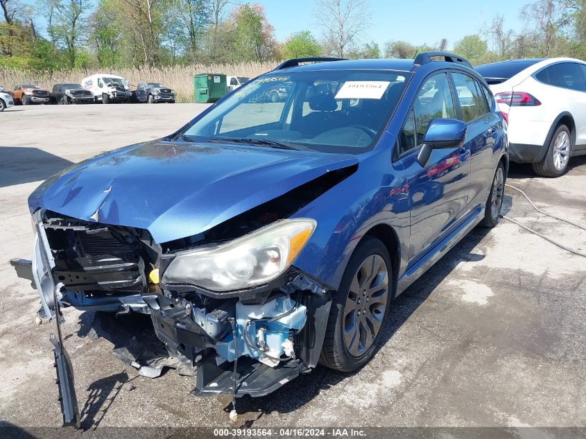 2014 Subaru Impreza 2.0I Sport Premium VIN: JF1GPAL67E8320379 Lot: 39193564