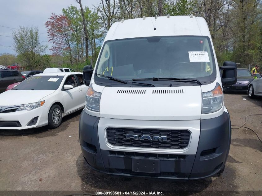 2019 Ram Promaster 1500 High Roof 136 Wb VIN: 3C6TRVBG7KE502869 Lot: 39193581