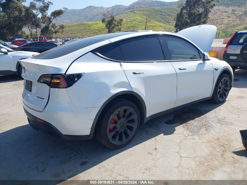 2021 Tesla Model Y Long Range Dual Motor All-Wheel Drive VIN: 5YJYGDEE4MF161677 Lot: 39193631