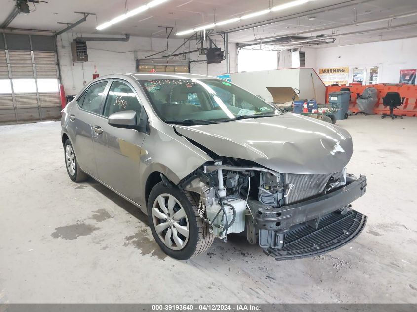 2015 TOYOTA COROLLA LE - 2T1BURHE9FC246089