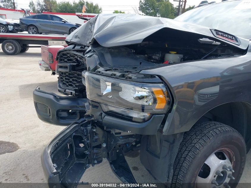 2023 Ram 3500 Tradesman 4X4 8' Box VIN: 3C63RRGL9PG575458 Lot: 39194032