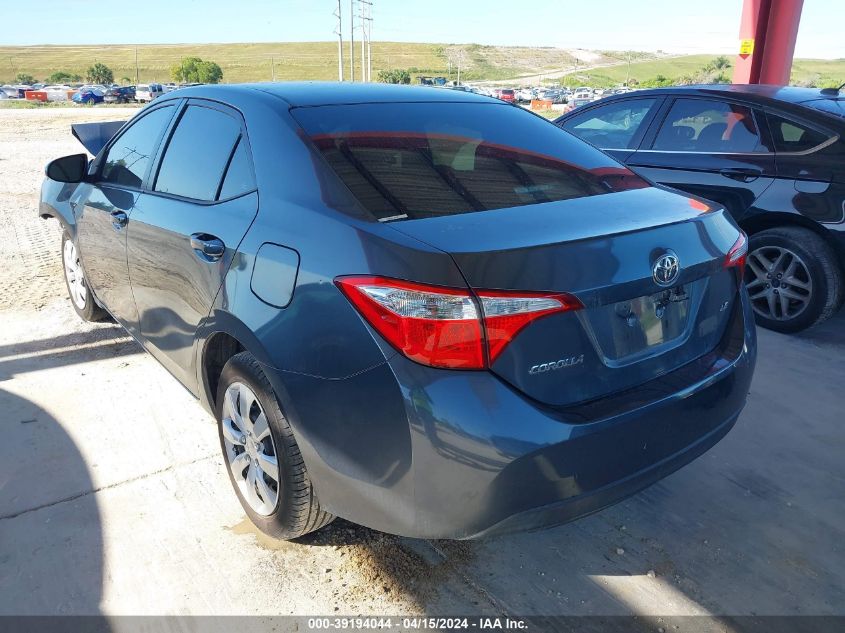 2015 Toyota Corolla Le VIN: 5YFBURHE9FP363333 Lot: 39194044