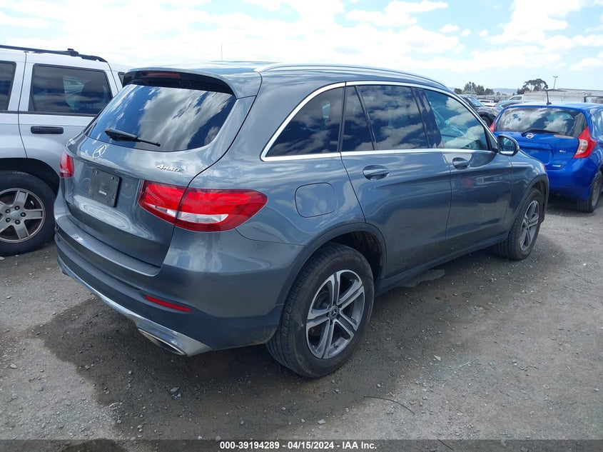2017 Mercedes-Benz Glc 300 4Matic VIN: WDC0G4KB6HV005455 Lot: 39194289