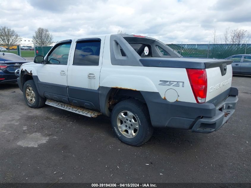 3GNEK13T33G162952 | 2003 CHEVROLET AVALANCHE 1500