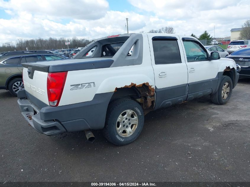 3GNEK13T33G162952 | 2003 CHEVROLET AVALANCHE 1500