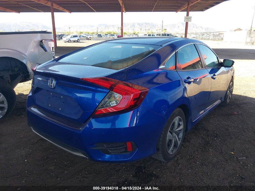 2020 Honda Civic Lx VIN: 2HGFC2F65LH520933 Lot: 39194318