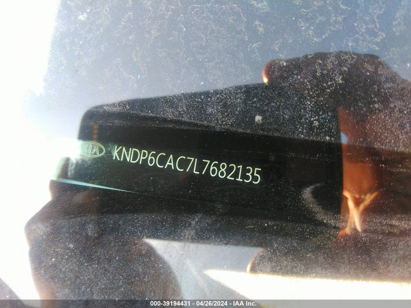 VIN KNDP6CAC7L7682135 2020 KIA SPORTAGE S