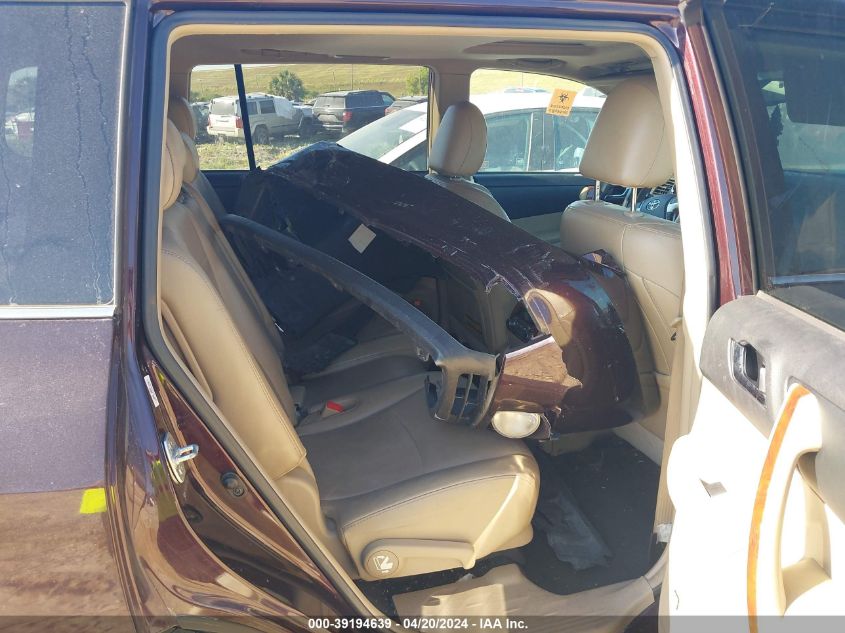 2012 Toyota Highlander Limited V6 VIN: 5TDDK3EH2CS164752 Lot: 39194639