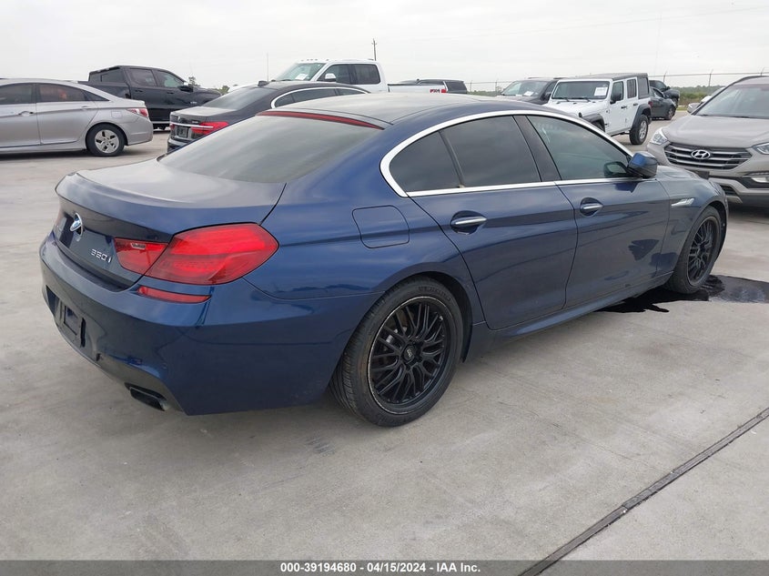 2013 BMW 650I Gran Coupe xDrive VIN: WBA6B4C56DD098787 Lot: 39194680