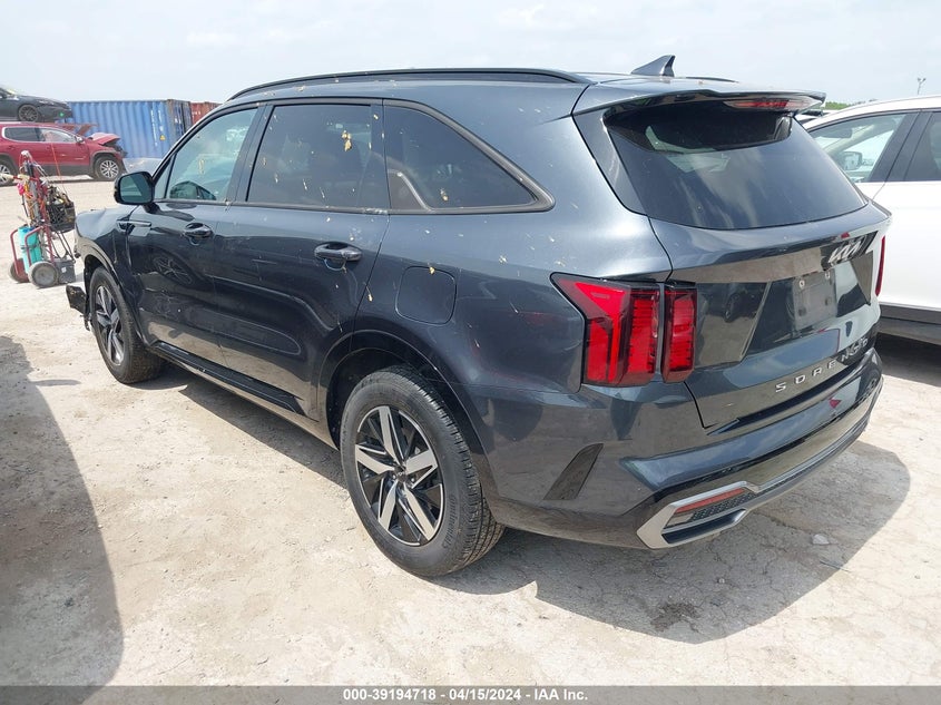 VIN 5XYRH4LF4NG103687 2022 KIA SORENTO EX