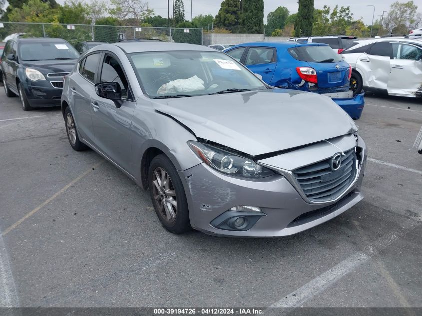 2015 Mazda Mazda3 I Touring VIN: 3MZBM1L75FM155206 Lot: 39194726