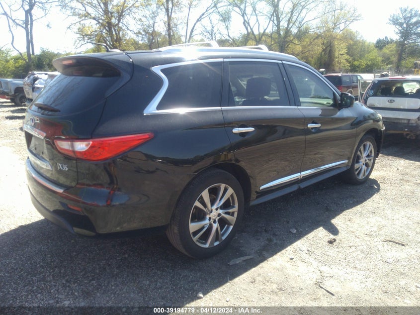 2013 Infiniti Jx35 VIN: 5N1AL0MN5DC337166 Lot: 39194779