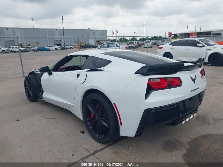 2015 Chevrolet Corvette Stingray Z51 VIN: 1G1YL2D76F5112867 Lot: 39194815