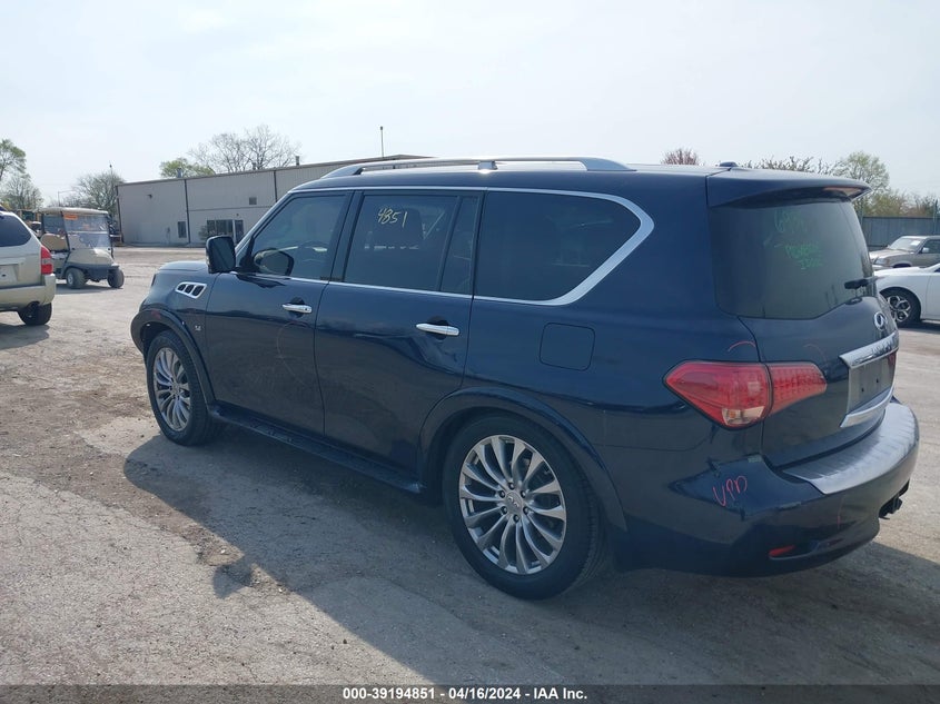 2016 Infiniti Qx80 VIN: JN8AZ2NE6G9123337 Lot: 39194851