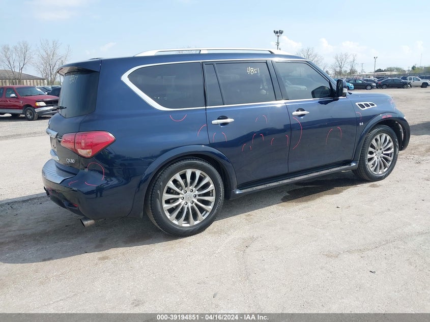 2016 Infiniti Qx80 VIN: JN8AZ2NE6G9123337 Lot: 39194851