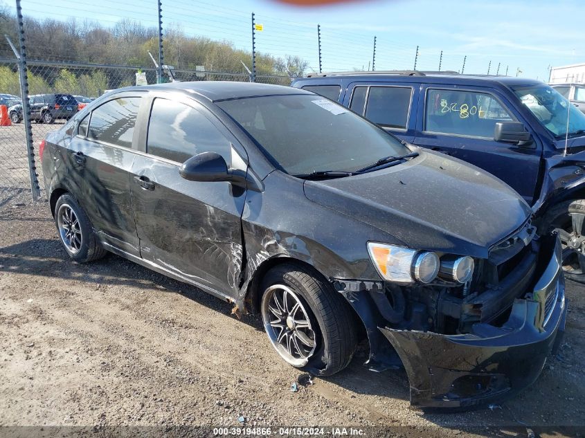 2012 Chevrolet Sonic 2Ls VIN: 1G1JA5SH5C4159636 Lot: 39194866