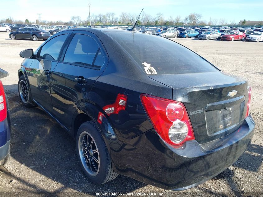 2012 Chevrolet Sonic 2Ls VIN: 1G1JA5SH5C4159636 Lot: 39194866