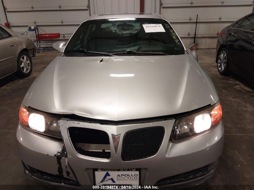 2005 Pontiac Bonneville Gxp VIN: 1G2HZ54Y85U222909 Lot: 39194874