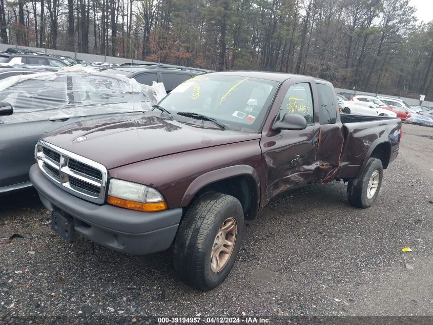 1D7HG12K84S590872 | 2004 DODGE DAKOTA