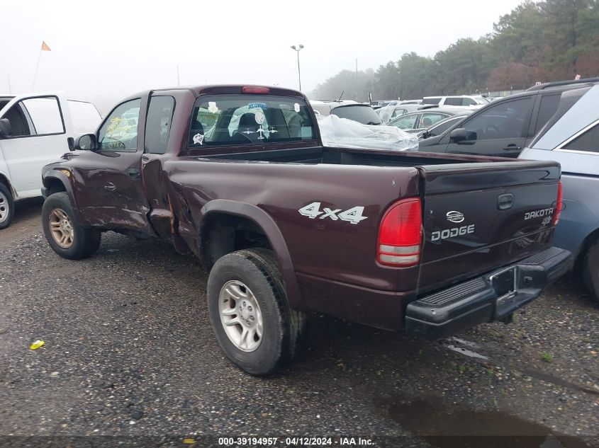 1D7HG12K84S590872 | 2004 DODGE DAKOTA