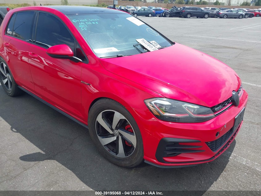 2018 VOLKSWAGEN GOLF GTI 2.0T AUTOBAHN/2.0T S/2.0T SE - 3VW547AUXJM279652