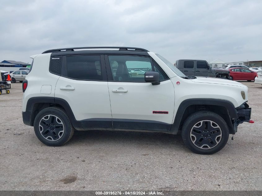 2016 Jeep Renegade Trailhawk VIN: ZACCJBCT0GPE12208 Lot: 39195276