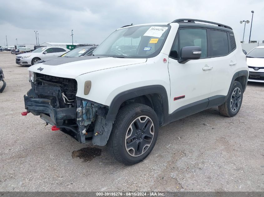 2016 Jeep Renegade Trailhawk VIN: ZACCJBCT0GPE12208 Lot: 39195276