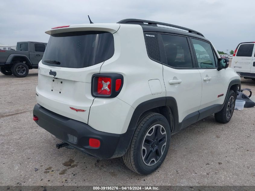 2016 Jeep Renegade Trailhawk VIN: ZACCJBCT0GPE12208 Lot: 39195276