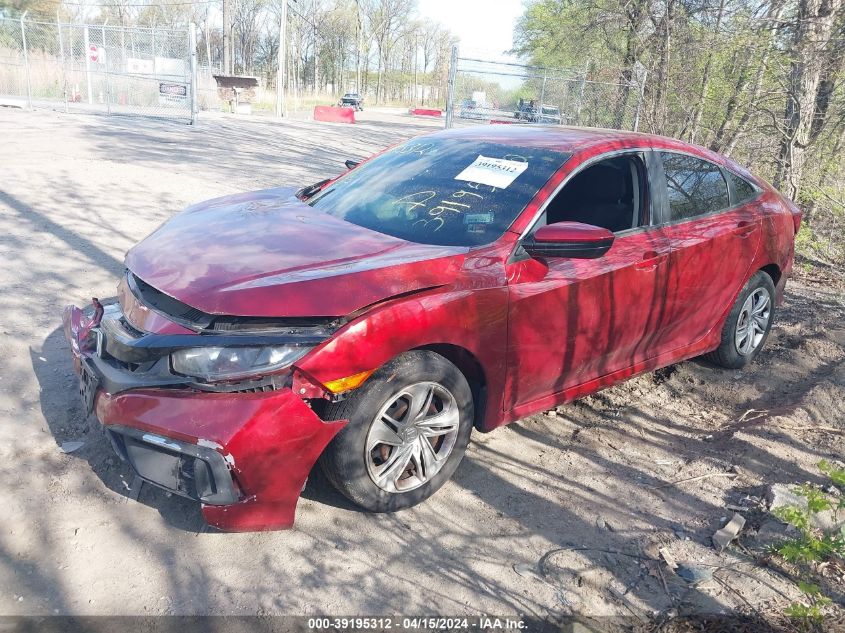 2019 Honda Civic Lx VIN: 2HGFC2F66KH539747 Lot: 39195312