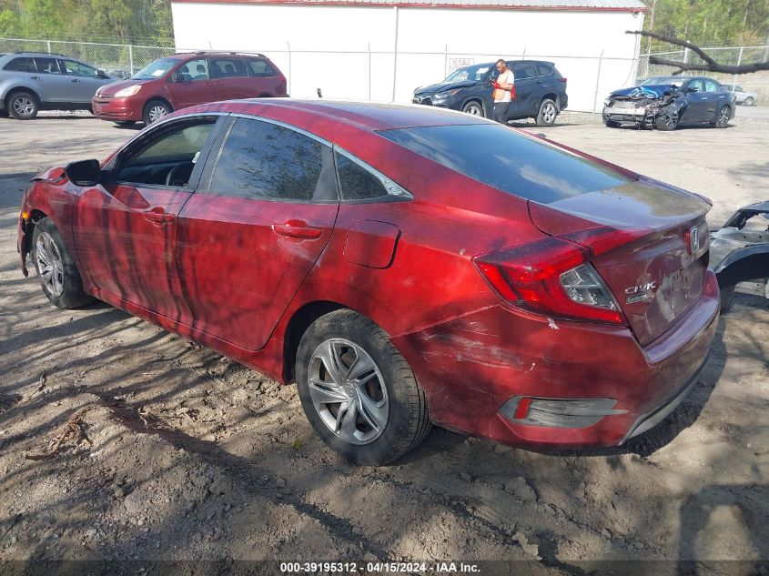 2019 Honda Civic Lx VIN: 2HGFC2F66KH539747 Lot: 39195312