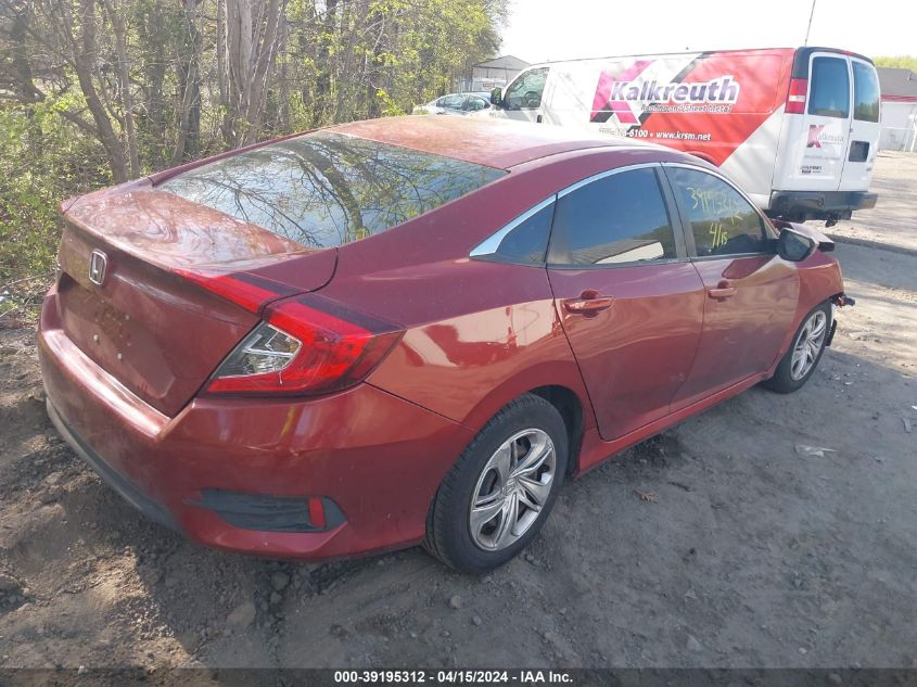 2019 Honda Civic Lx VIN: 2HGFC2F66KH539747 Lot: 39195312