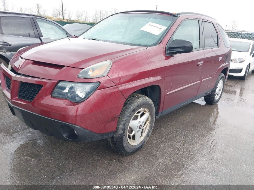 2004 Pontiac Aztek VIN: 3G7DA03E34S534970 Lot: 39195340