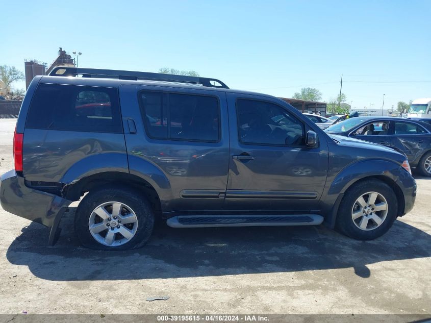 2010 Nissan Pathfinder Se VIN: 5N1AR1NB3AC623067 Lot: 39195615