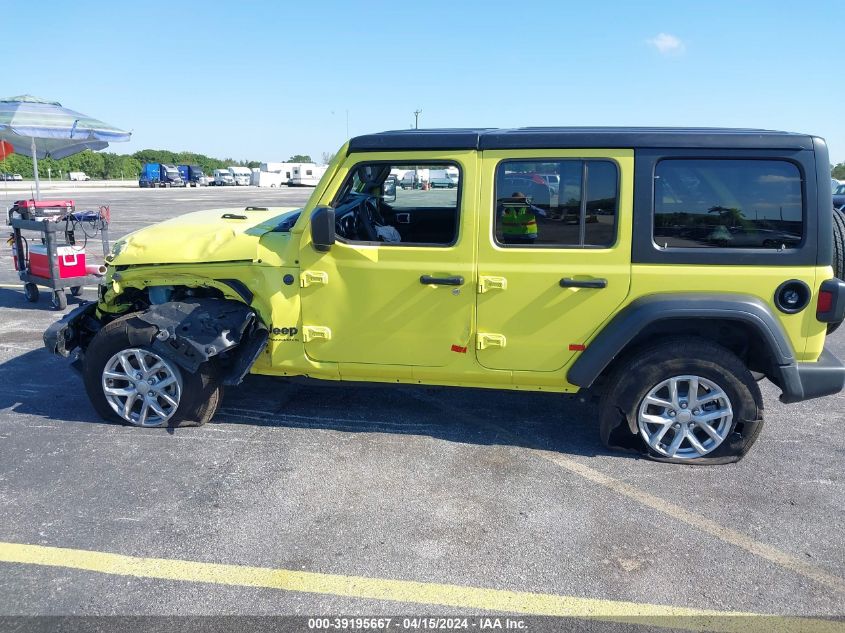 2023 Jeep Wrangler 4-Door Sport S 4X4 VIN: 1C4HJXDG8PW653702 Lot: 39195667