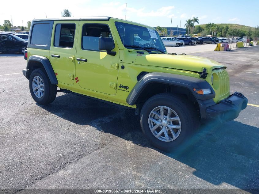 2023 Jeep Wrangler 4-Door Sport S 4X4 VIN: 1C4HJXDG8PW653702 Lot: 39195667