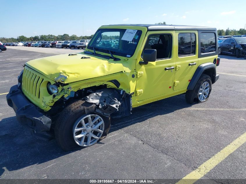 2023 Jeep Wrangler 4-Door Sport S 4X4 VIN: 1C4HJXDG8PW653702 Lot: 39195667