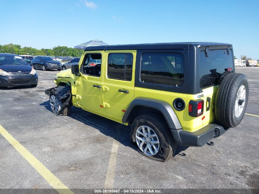 2023 Jeep Wrangler 4-Door Sport S 4X4 VIN: 1C4HJXDG8PW653702 Lot: 39195667