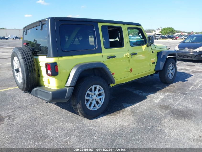 2023 Jeep Wrangler 4-Door Sport S 4X4 VIN: 1C4HJXDG8PW653702 Lot: 39195667