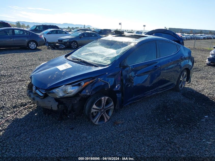 2015 Hyundai Elantra Sport VIN: KMHDH4AH6FU237661 Lot: 39195895