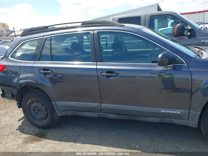 2013 Subaru Outback 2.5I VIN: 4S4BRBAC5D3222455 Lot: 39195959