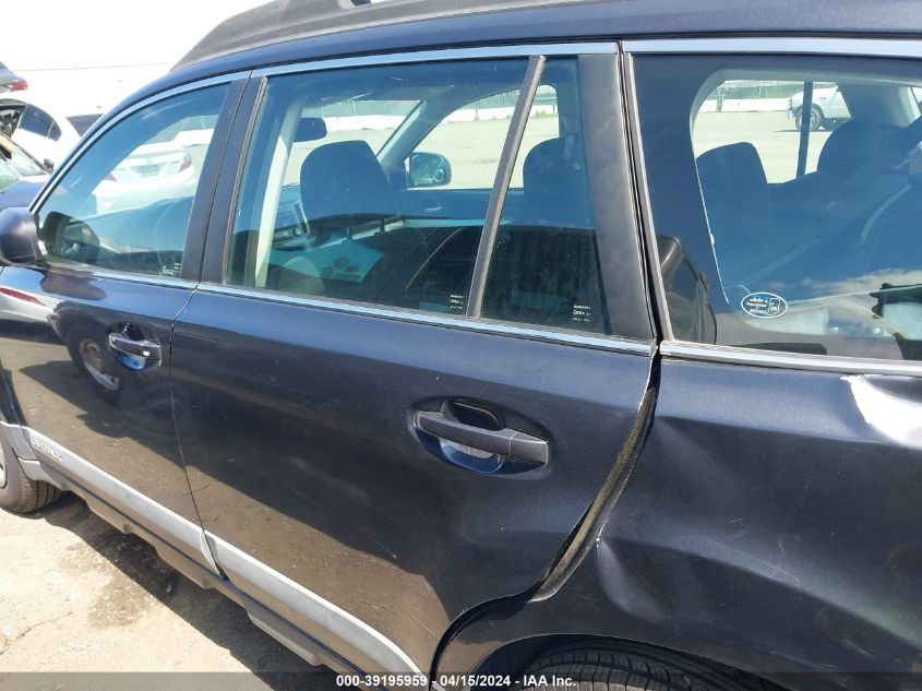 2013 Subaru Outback 2.5I VIN: 4S4BRBAC5D3222455 Lot: 39195959