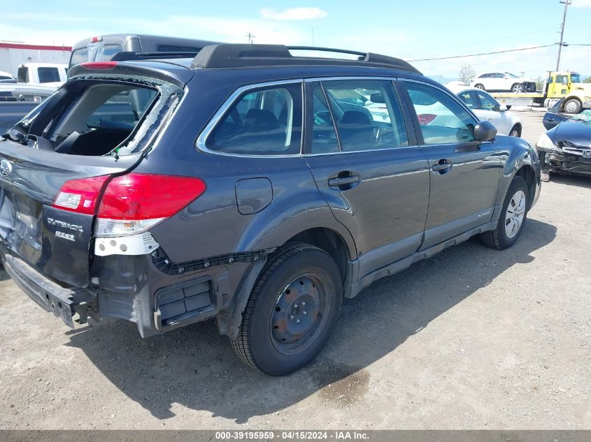 2013 Subaru Outback 2.5I VIN: 4S4BRBAC5D3222455 Lot: 39195959