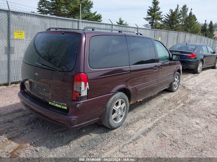 2004 Oldsmobile Silhouette Premiere VIN: 1GHDX13E54D228434 Lot: 39196089