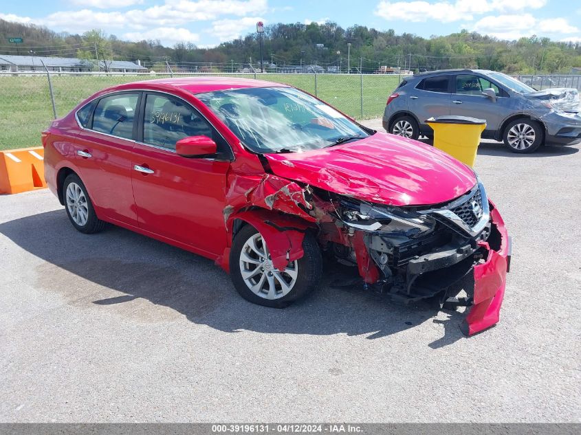 2018 Nissan Sentra Sv VIN: 3N1AB7AP6JL627747 Lot: 39196131