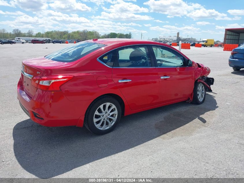 2018 Nissan Sentra Sv VIN: 3N1AB7AP6JL627747 Lot: 39196131